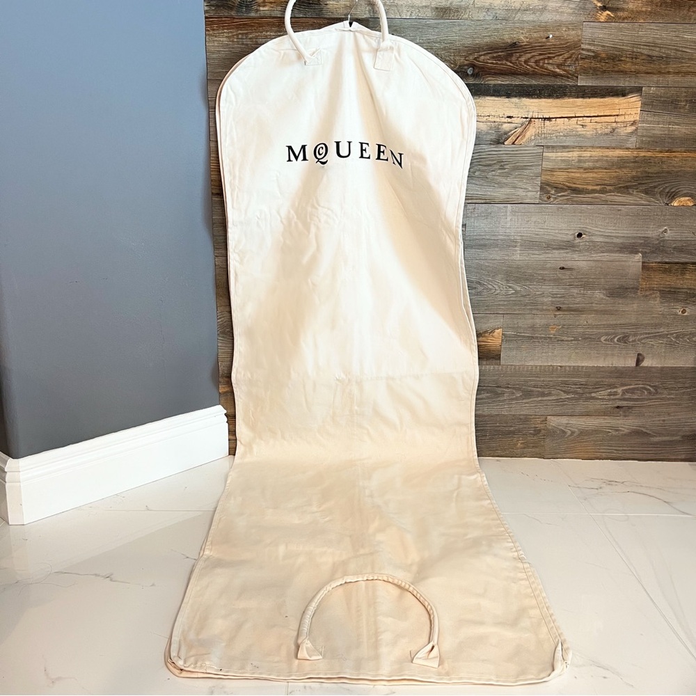 Large Alexander McQueen Garment/Travel Bag, Heavy Duty Reinforced Canvas, Long